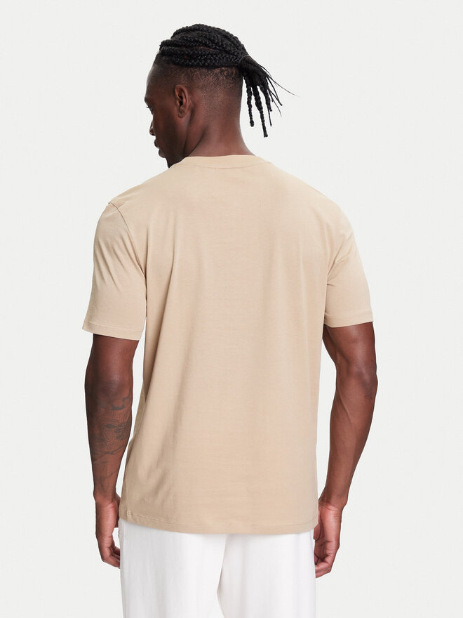 HUGO HUGO Футболка Dapusi 50544458 Бежевий Regular Fit