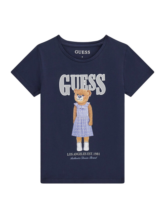 Guess Guess T-Shirt J6GI04 K6YW4 Dunkelblau Regular Fit