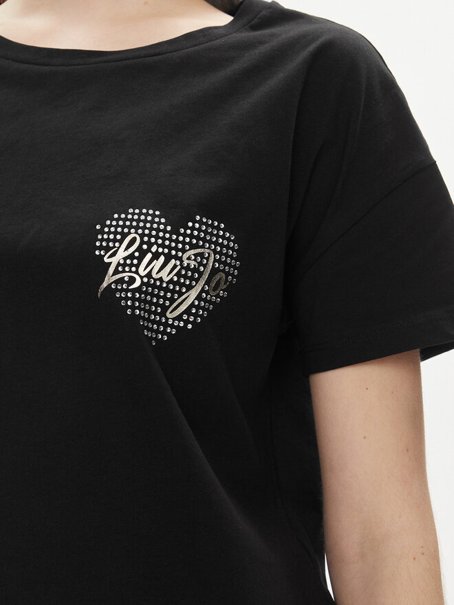 Liu Jo Liu Jo Camiseta VA4156 JS923 Negro Relaxed Fit