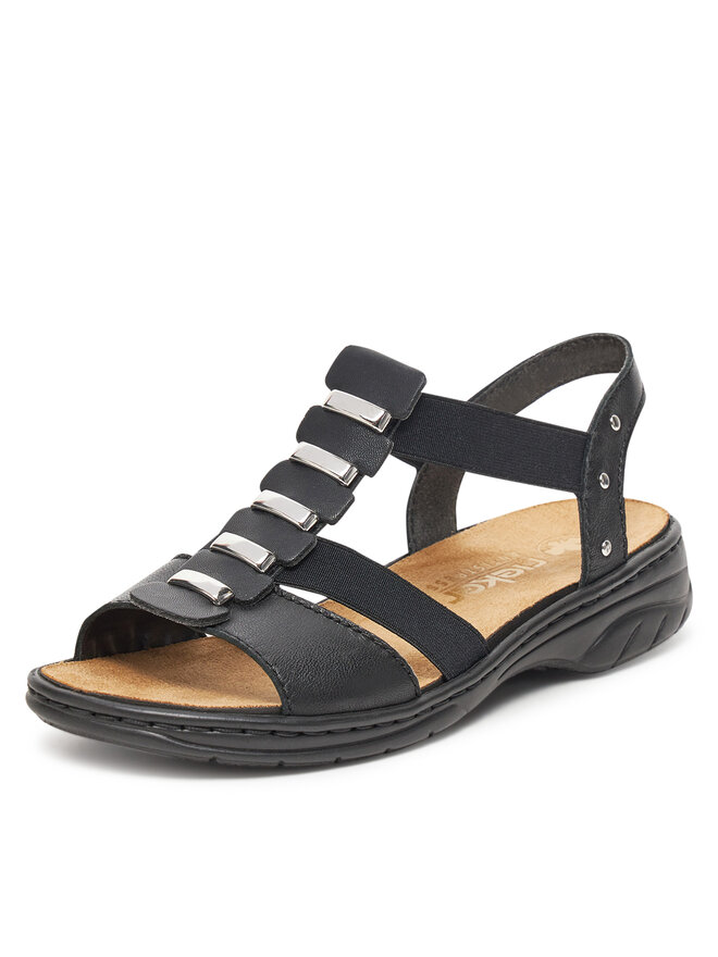 Rieker Basutės Rieker 64580-00 Juoda