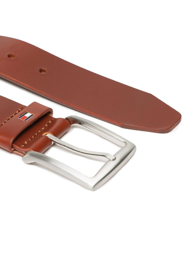 Ceinture homme Tommy Hilfiger New Denton Belt 4.0 E367863162 Marron chaussures