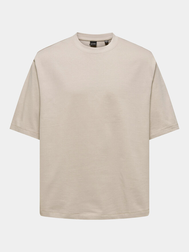 Only & Sons Only & Sons Marškinėliai Millenium 22027787 Smėlio Oversize