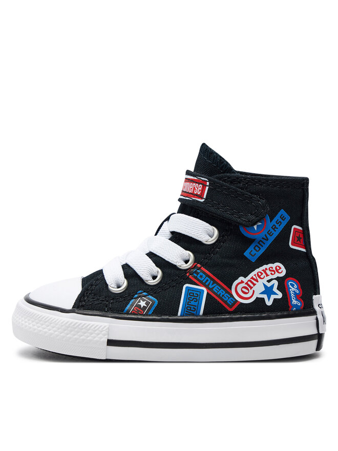 Converse Кецове Converse Chuck Taylor All Star Easy On Stickers A06357C Черен