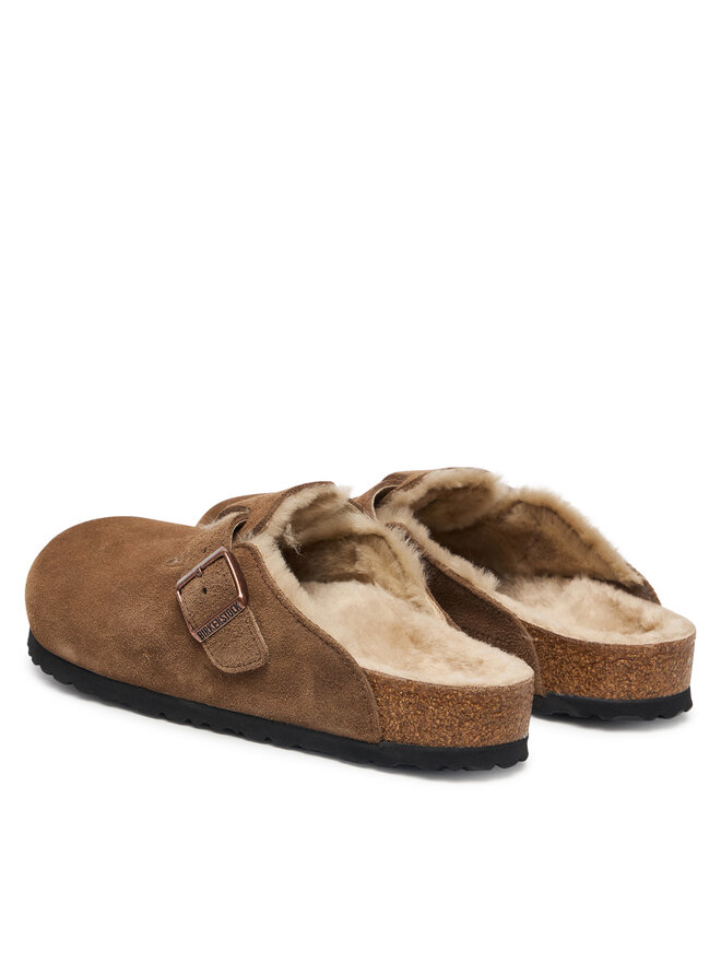 Birkenstock Pantoletten Birkenstock Boston Shearling 1032440 Braun