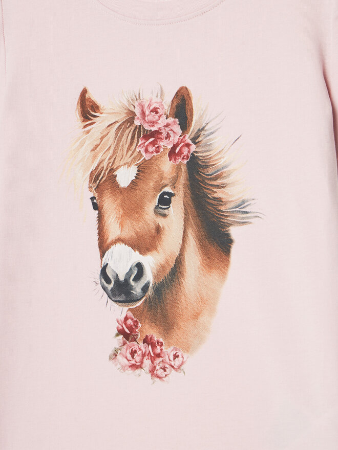NAME IT NAME IT T-Shirt Hani 13243178 Rosa Standard Fit