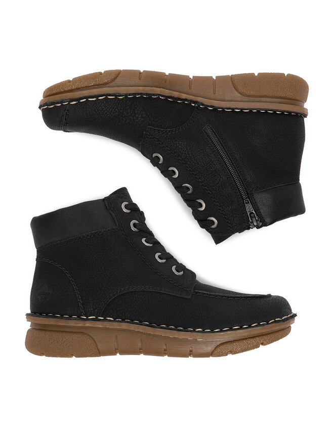 Rieker Gležnjarji Rieker 73303-00 Črna