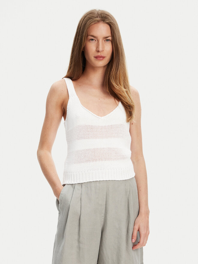 United Colors Of Benetton United Colors Of Benetton Felső 1898DH018 Fehér Relaxed Fit