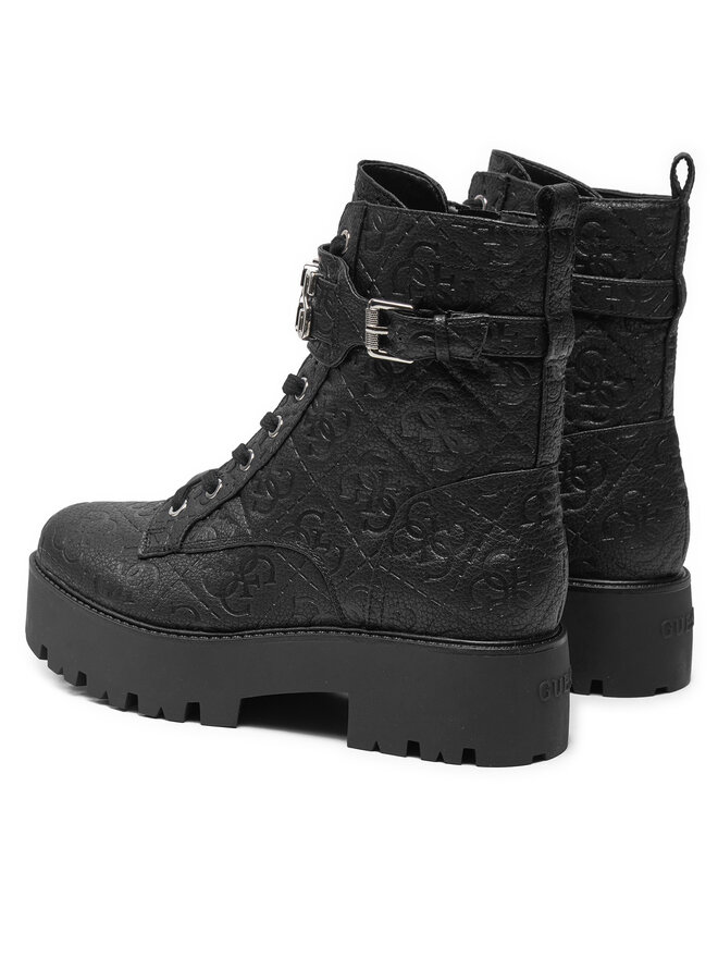 Guess Polokozačky Guess Vaires FLTSOM FAL10 Černá