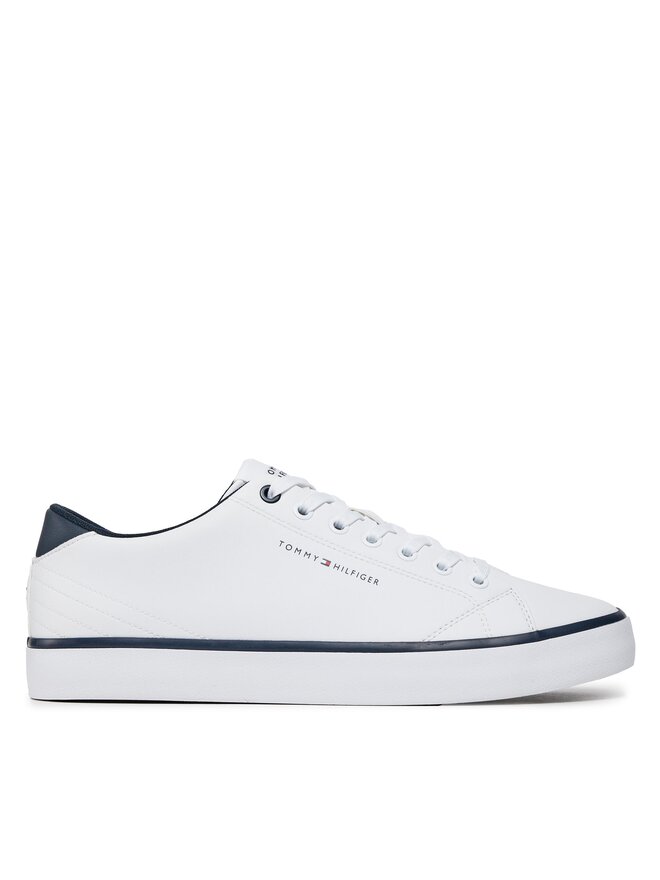 Tommy Hilfiger Sneakersy Tommy Hilfiger Th Hi Vulc Core Low Leather FM0FM05041 Biały