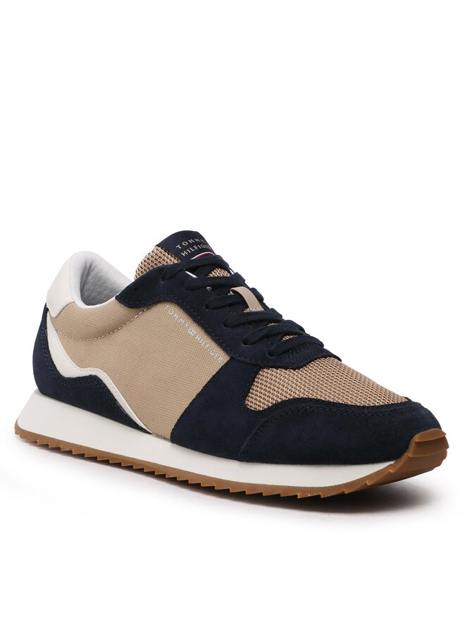 Tommy Hilfiger Αθλητικά Tommy Hilfiger Runner Evo Mix FM0FM04478 Σκούρο μπλε