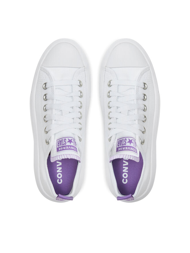 Converse Кецове Converse Chuck Taylor All Star Move Color Pop Platform 271717C Бял
