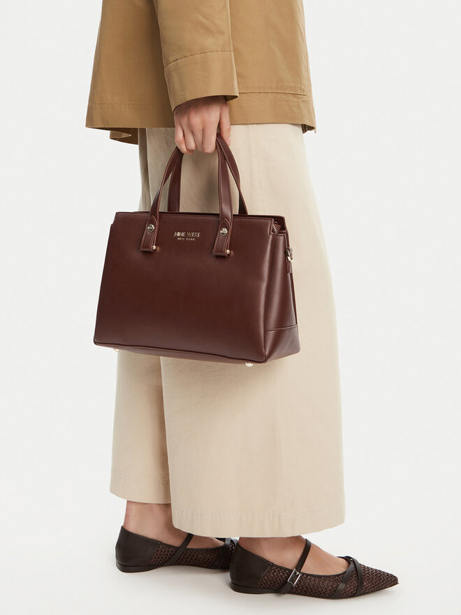 Nine West Ročna torba Nine West CEO-MAINE-LDA8203 Rjava