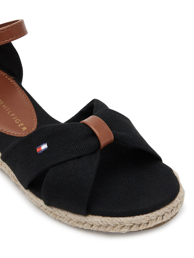 Tommy Hilfiger Espadrile Tommy Hilfiger T3A7-33801-0048 M Črna