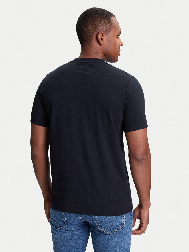 KARL LAGERFELD KARL LAGERFELD Marškinėliai 755710 553224 Tamsiai mėlyna Slim Fit