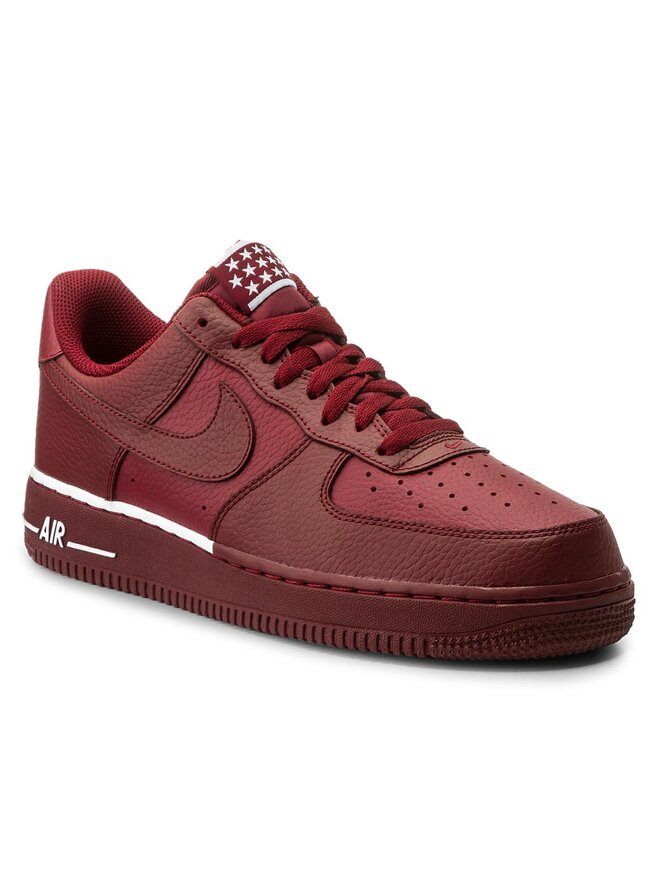 Sneakers Nike Air Force 1 07 AA4083 600 Dunkelrot eschuhe