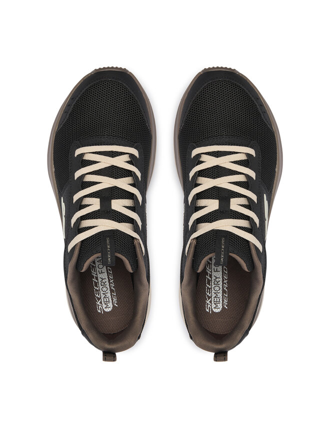 Skechers Снікерcи Skechers Relaxed Fit: Max Cushioning Zirrus - Cobble Stone 180418/BKNT Чорний
