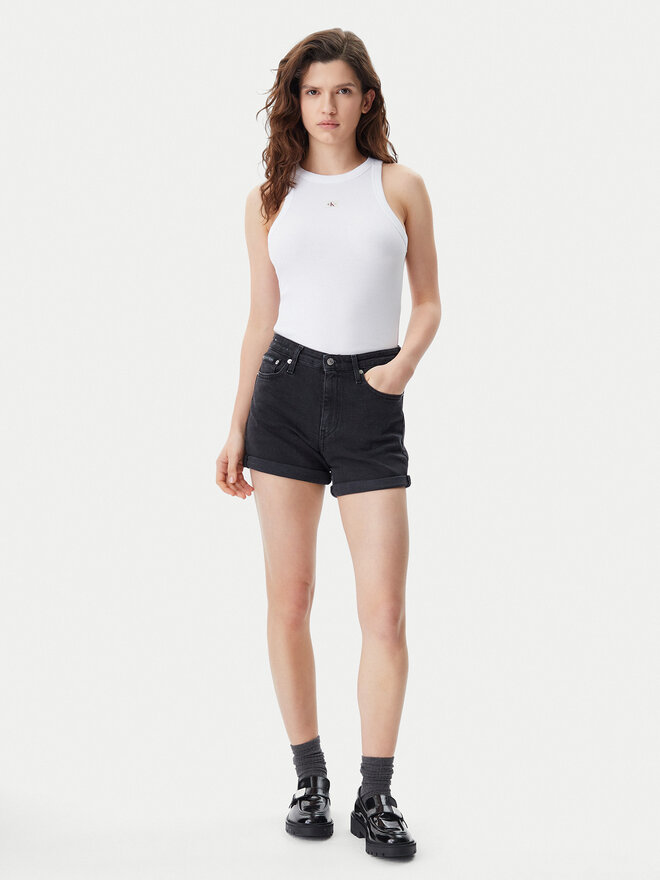 Calvin Klein Jeans Calvin Klein Jeans Top J20J225302 Weiß Slim Fit