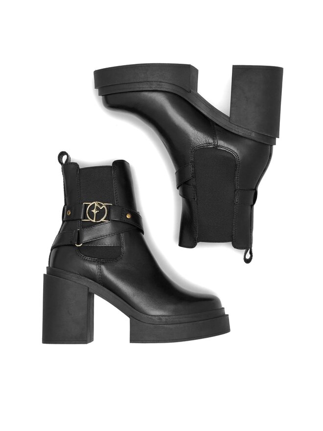 Eva Minge Stiefeletten Eva Minge HONDA-01 Schwarz