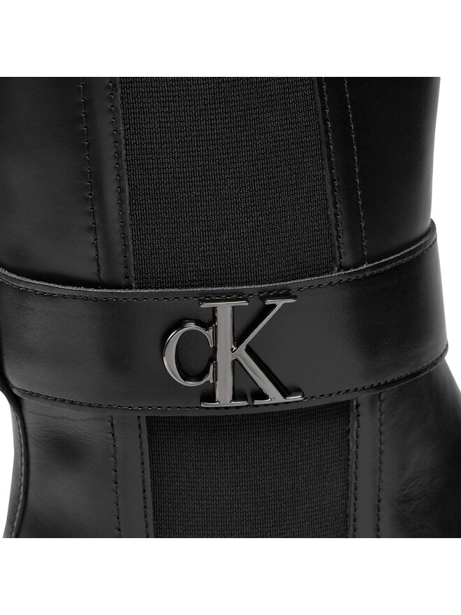 Calvin Klein Stivaletti Calvin Klein Chunky Combat Chelsea Mg YW0YW01495 Nero