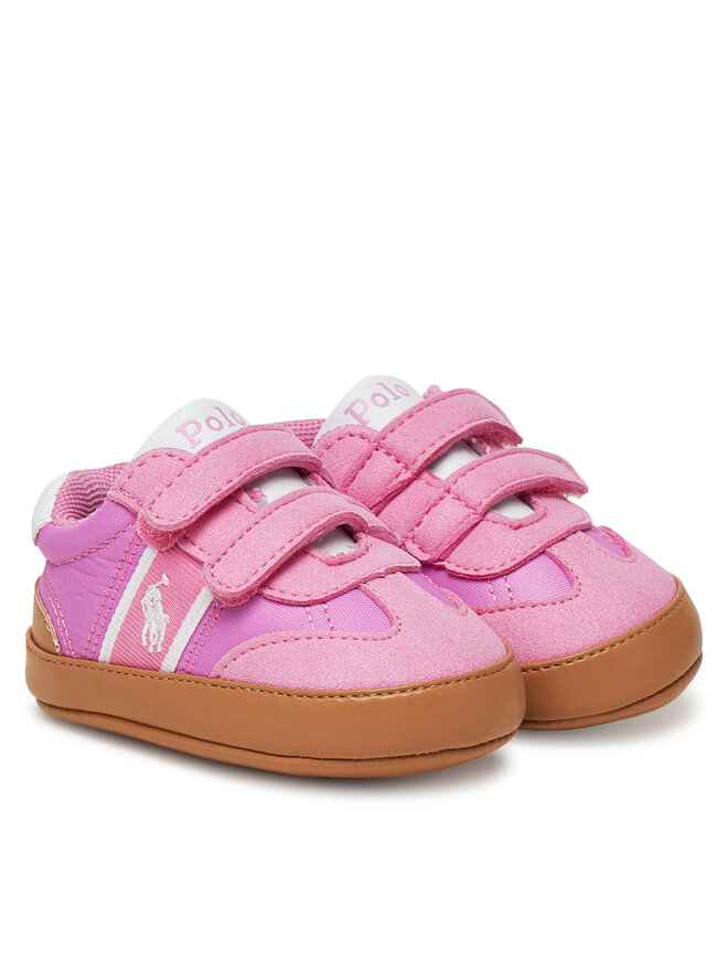 Polo Ralph Lauren Снікерcи Polo Ralph Lauren Heritage Court III T-Toe Ez RL02362668 Рожевий