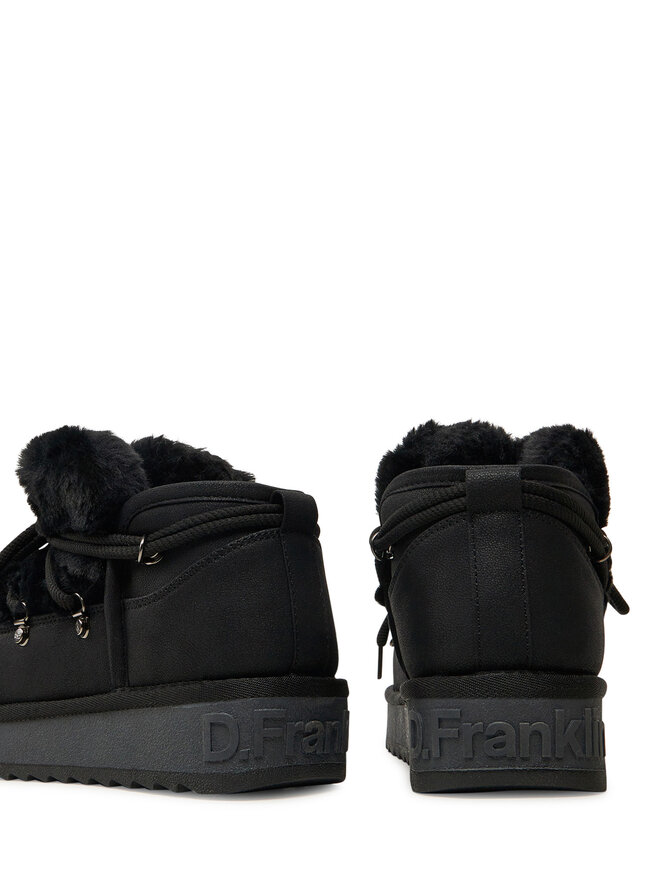 D.Franklin Schneeschuhe D.Franklin Nordic TRK Fur Low Bomb DFSH370011 Schwarz