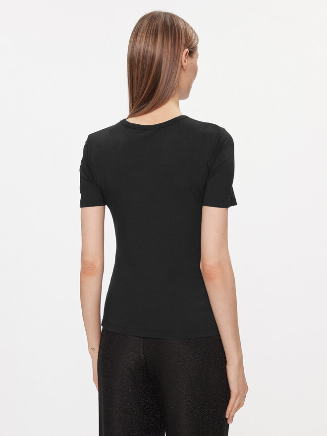 Vero Moda Vero Moda Marškinėliai AWARE Heaven 10299736 Juoda Tight Fit