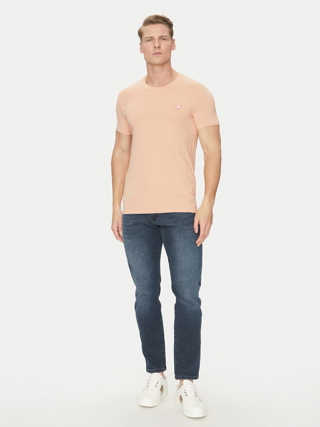 Guess Guess T-Shirt M2YI24 J1314 Πορτοκαλί Slim Fit