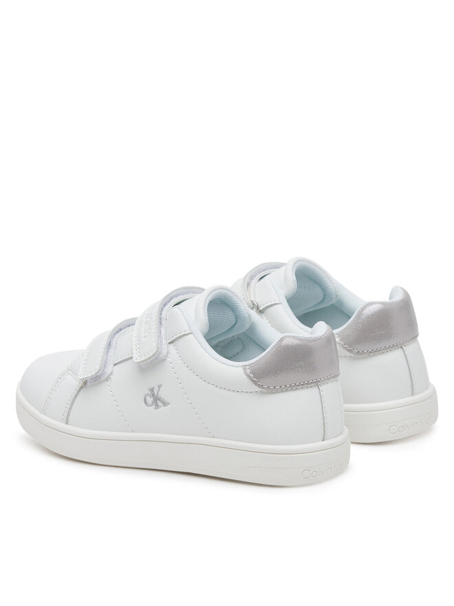 Calvin Klein Jeans Sneakersy Calvin Klein Jeans Low Cut Velcro Sneaker V1A9-82007-1355 S Biały