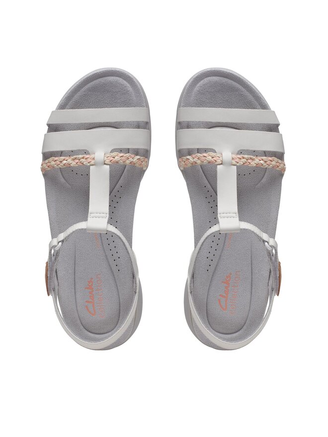 Clarks Sandale Clarks Amanda Tealite 26171126 Alb