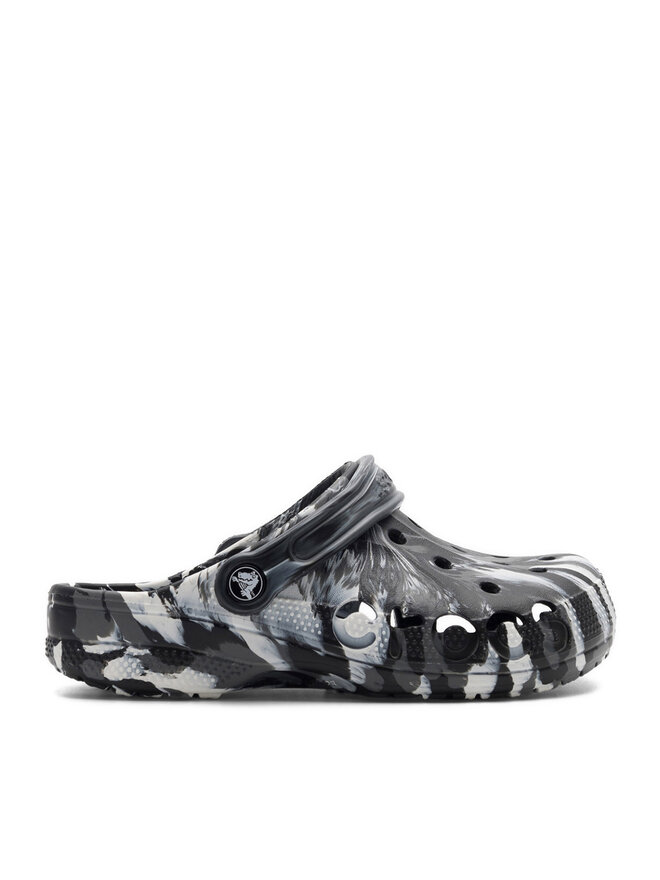 Crocs Pantoletten Crocs C-BAYA MARBLED CLOG 206935-066 Schwarz