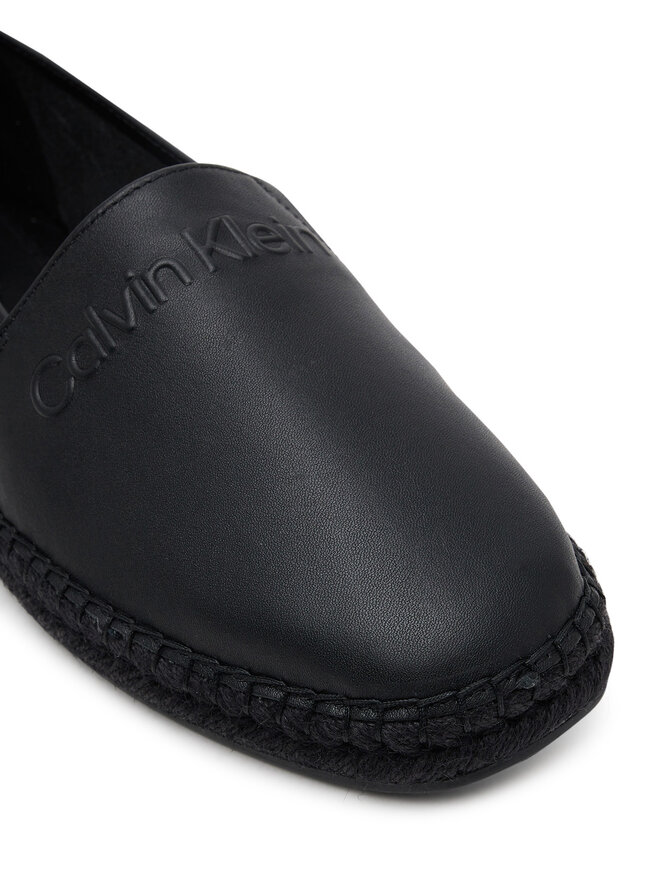 Calvin Klein Еспадрили Calvin Klein Espadrille Lth HM0HM01882 Черен