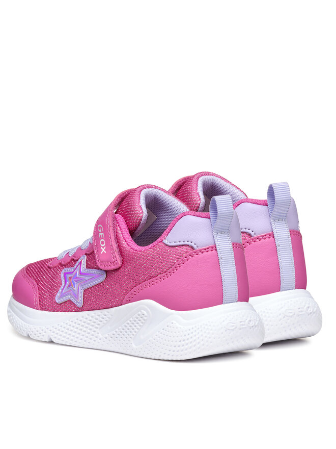 Geox Jongens J Sprintye Boy Sneakers, rood/zwart, 31 EU