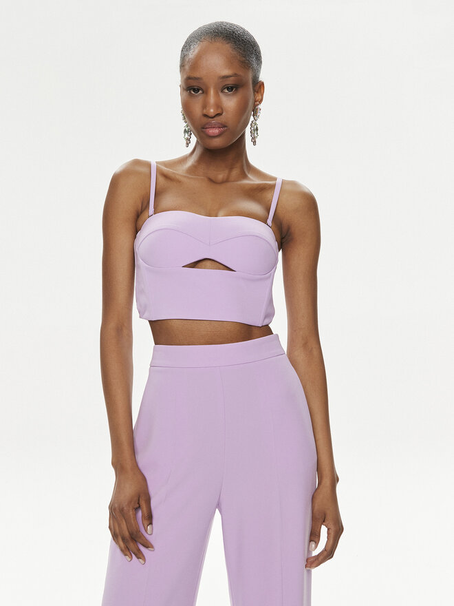 Patrizia Pepe Patrizia Pepe Top 2C1545/A049-M495 Violett Regular Fit