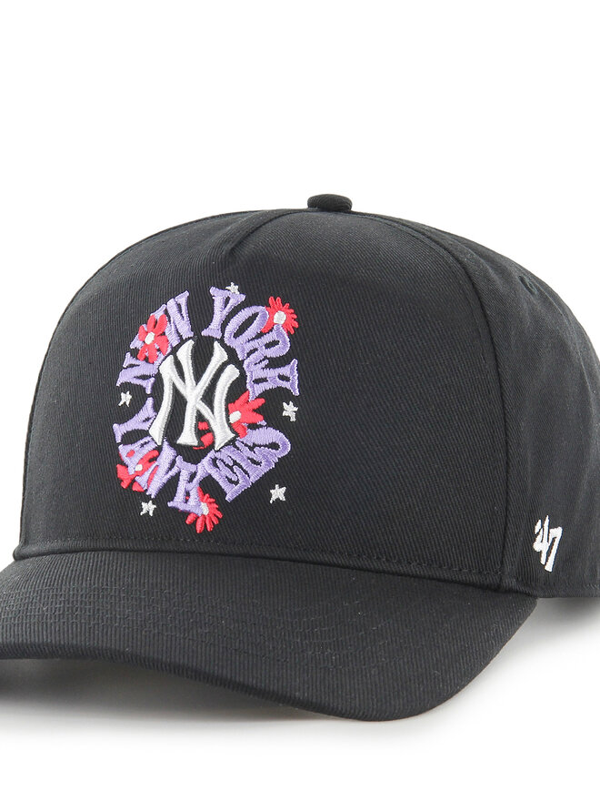 47 Brand Шапка с козирка 47 Brand New York Yankees MLB Flora Hitch B-FLRAH17HTP Черен