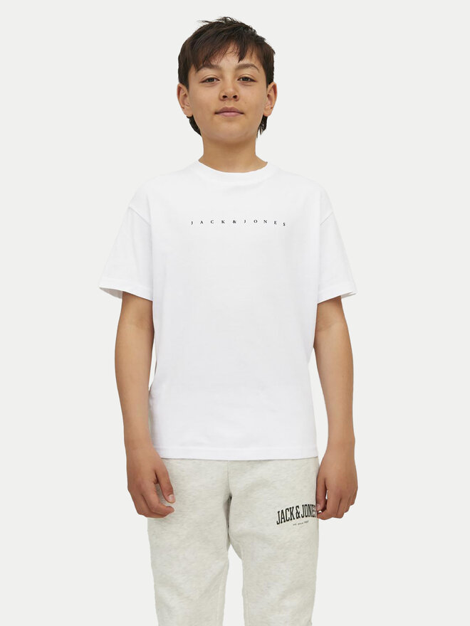 Jack&Jones Junior Jack&Jones Junior Marškinėliai Star 12237435 Balta Relaxed Fit