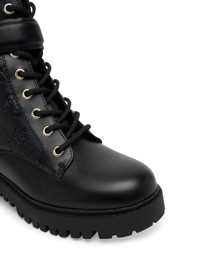 Guess Trapery Guess FLTORA FAL10 Czarny