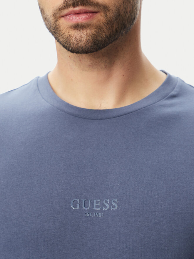 Guess Guess Футболка 153107 Голубий Classic Fit