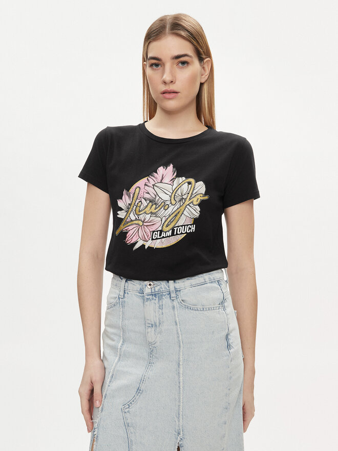 Liu Jo Liu Jo Camiseta TA4202 JS003 Negro Regular Fit