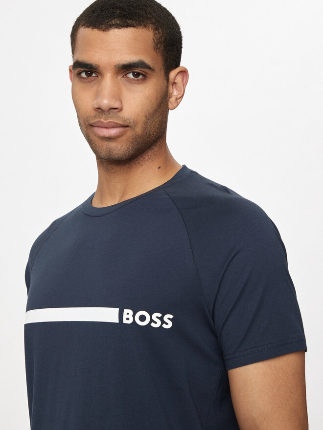 BOSS BOSS Camiseta 50517970 Azul marino Slim Fit