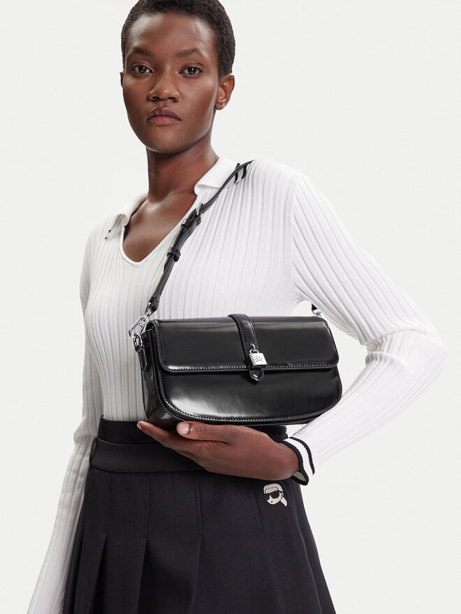 KARL LAGERFELD Handtasche KARL LAGERFELD A3W30287 Schwarz