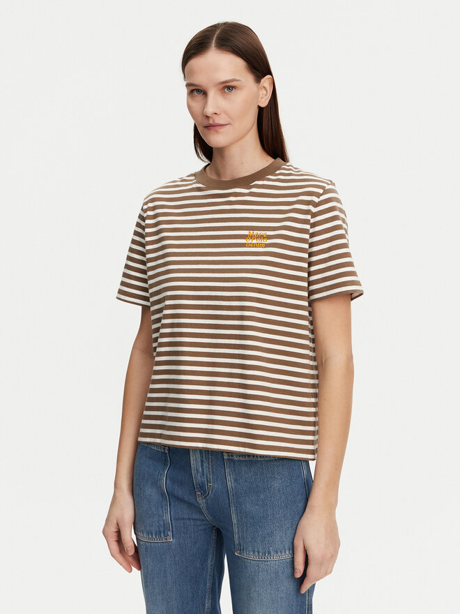 Marc O'Polo Denim Marc O'Polo Denim Camiseta 500 0005 953 Marrón Relaxed Fit