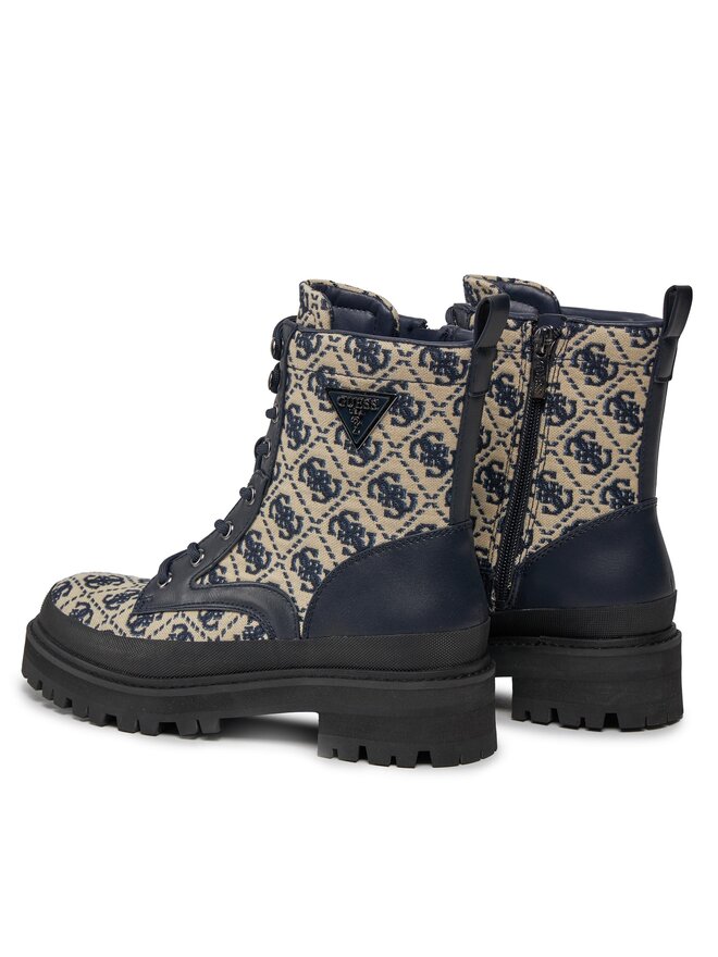 Guess Schnürstiefeletten Guess Bada FL7BDA FAL10 Dunkelblau