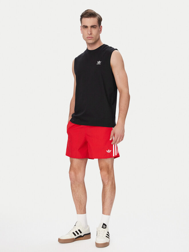 adidas adidas Майка Trefoil Essentials KD0691 Чорний Regular Fit