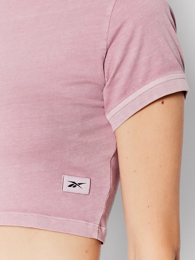 Reebok Reebok Camiseta Classics Natural Dye HK4967 Rosa Slim Fit