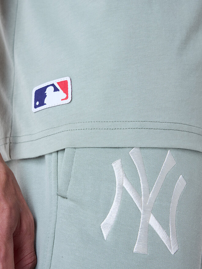 New Era New Era Marškinėliai New York Yankees MLB League Essential Pastel 60596180 Žalia Regular Fit