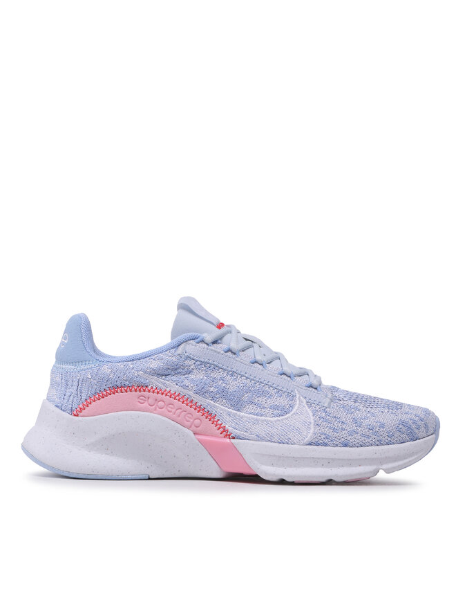 Chaussures pour la salle de sport Nike Superrep Go 3 Nn Fk DH3393 005 Bleu chaussures