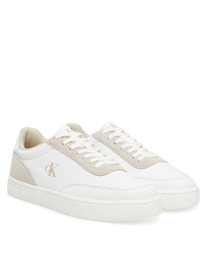 Calvin Klein Jeans Sneakers Calvin Klein Jeans Classic Cupsole Mg Canvas YM0YM01218 Bianco