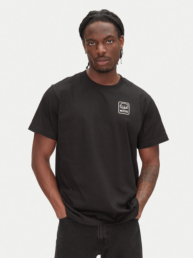 G-Star Raw G-Star Raw Marškinėliai Back Graphic D26046-C336 Juoda Loose Fit