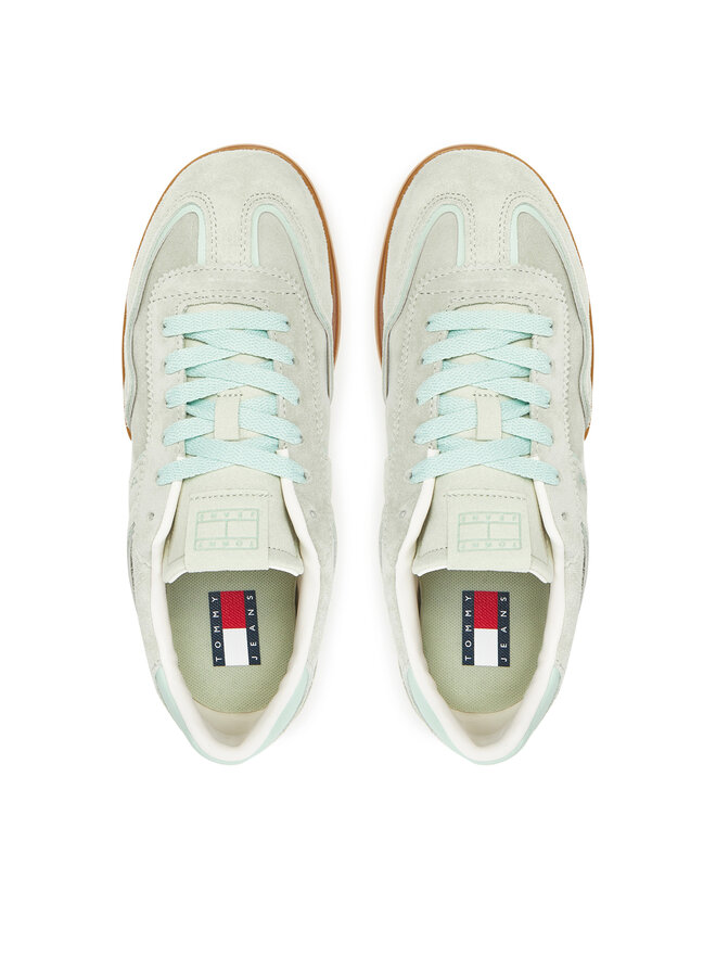 Tommy Jeans Снікерcи Tommy Jeans The Greenwich EN0EN02806 Зелений