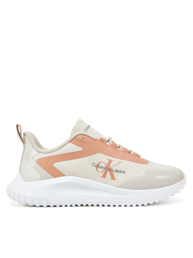 Calvin Klein Jeans Sportcipők Calvin Klein Jeans Eva Runner Low Lace Mix Ml Wn YW0YW01442 Ekru